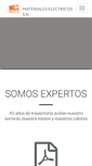 Mobile Screenshot of matelectricos.com